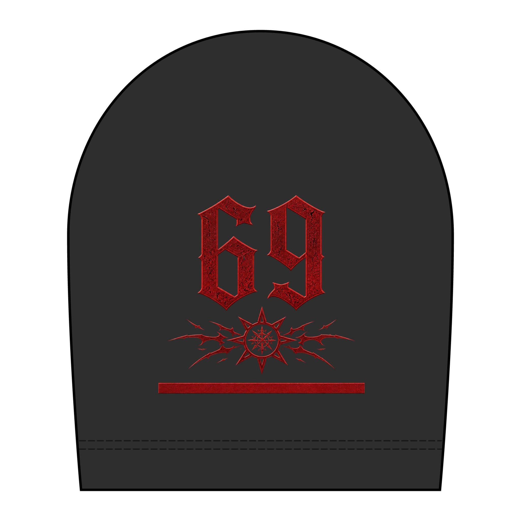 Demon Magic School '69' V-Neck Jersey — Unisex
