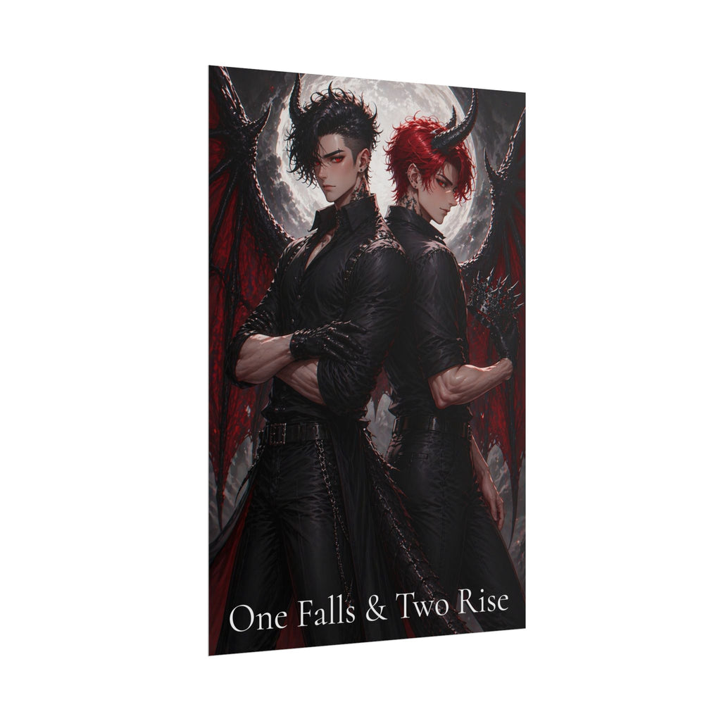 Scaris & Scar Rolled Poster — “One Falls & Two Rise” Art Print