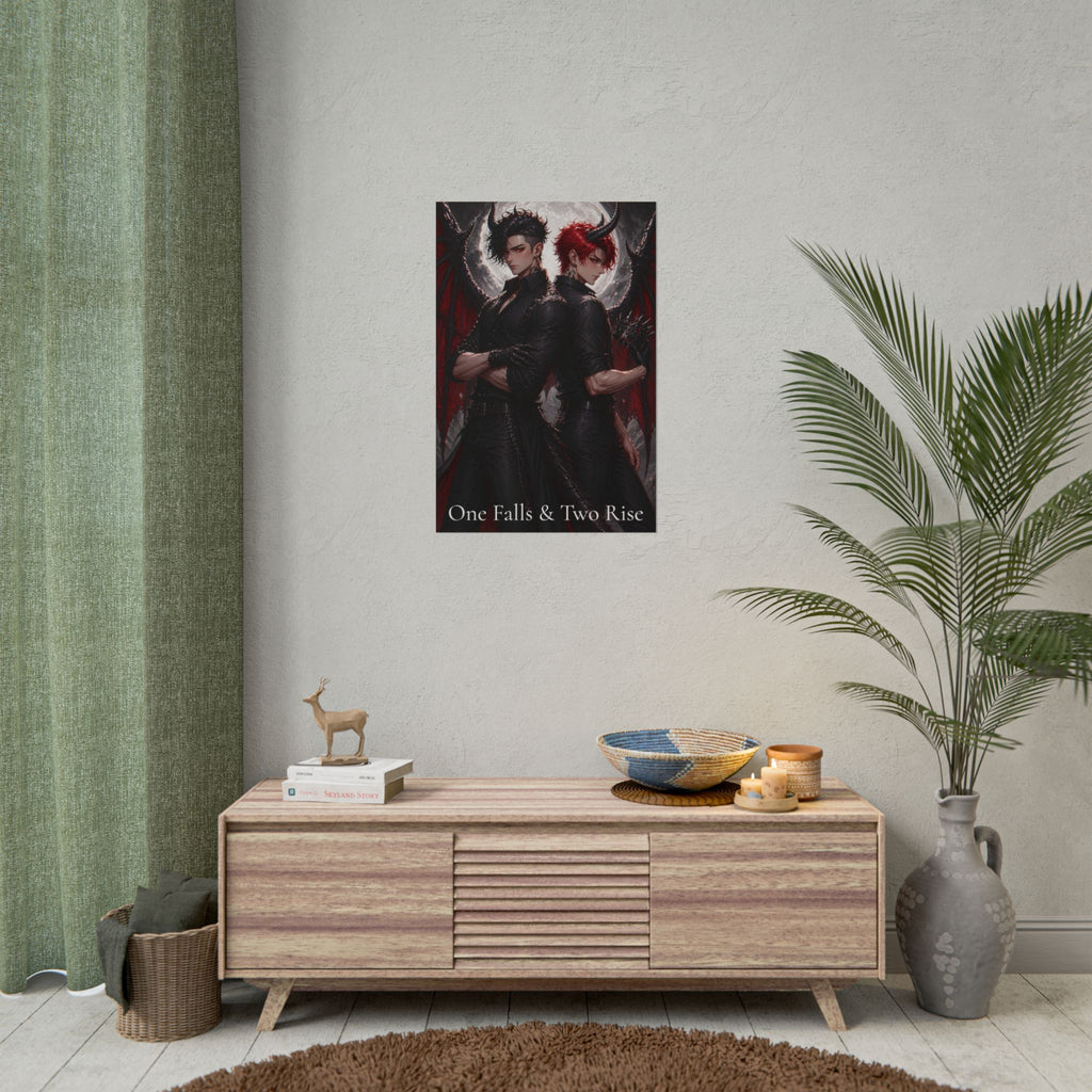 Scaris & Scar Rolled Poster — “One Falls & Two Rise” Art Print