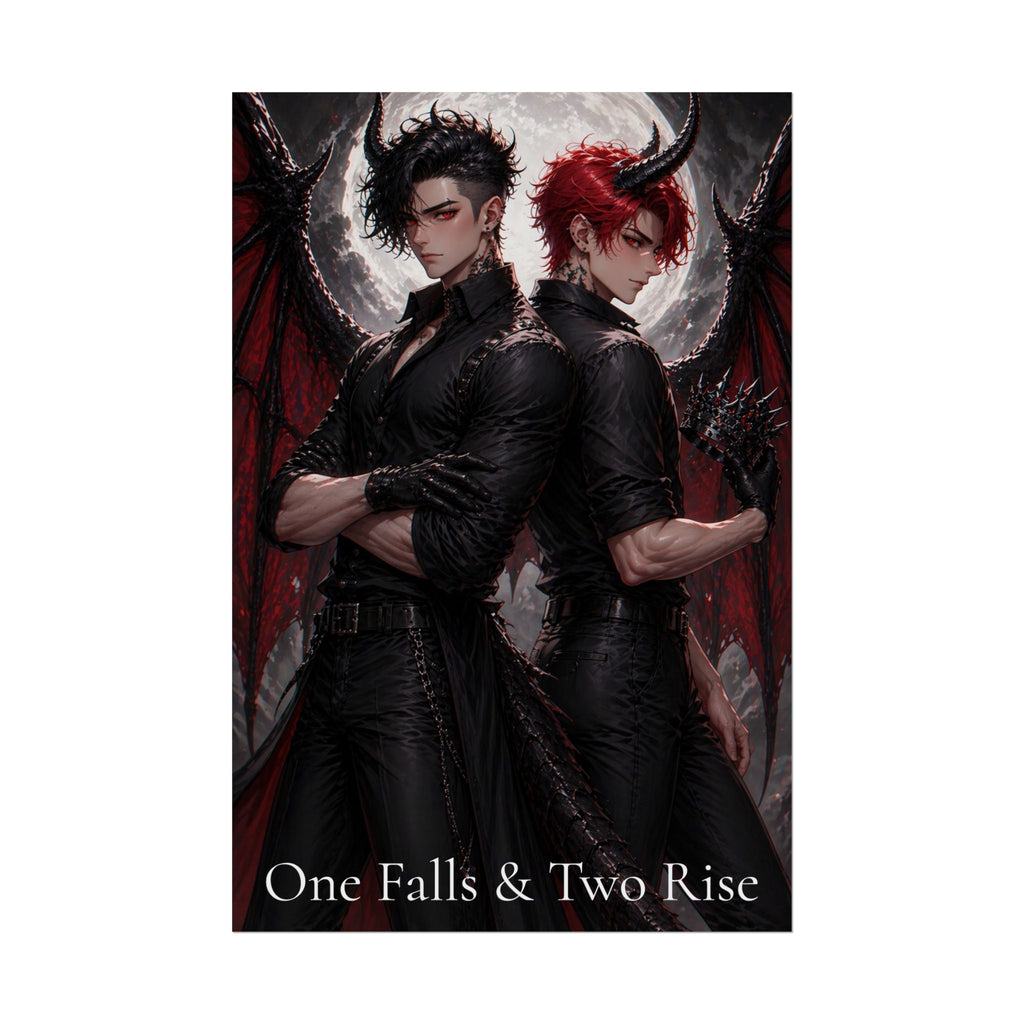 Scaris & Scar Rolled Poster — “One Falls & Two Rise” Art Print