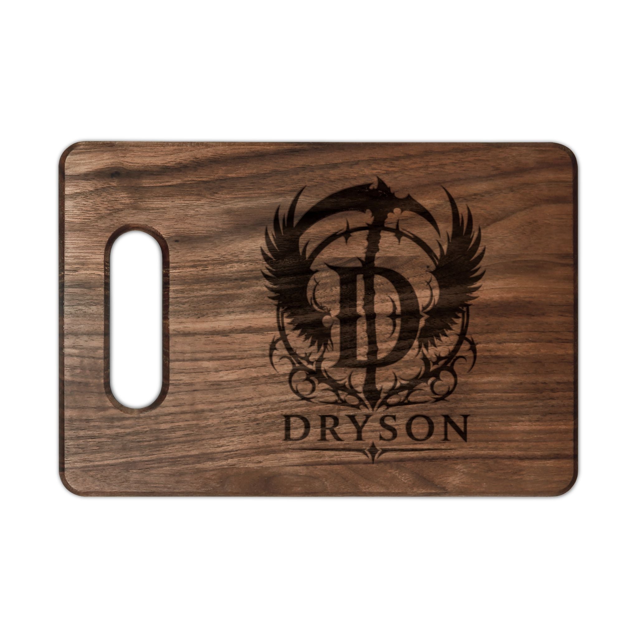 Cutting Board — Monogram 'D' with Wings  (Dryson)