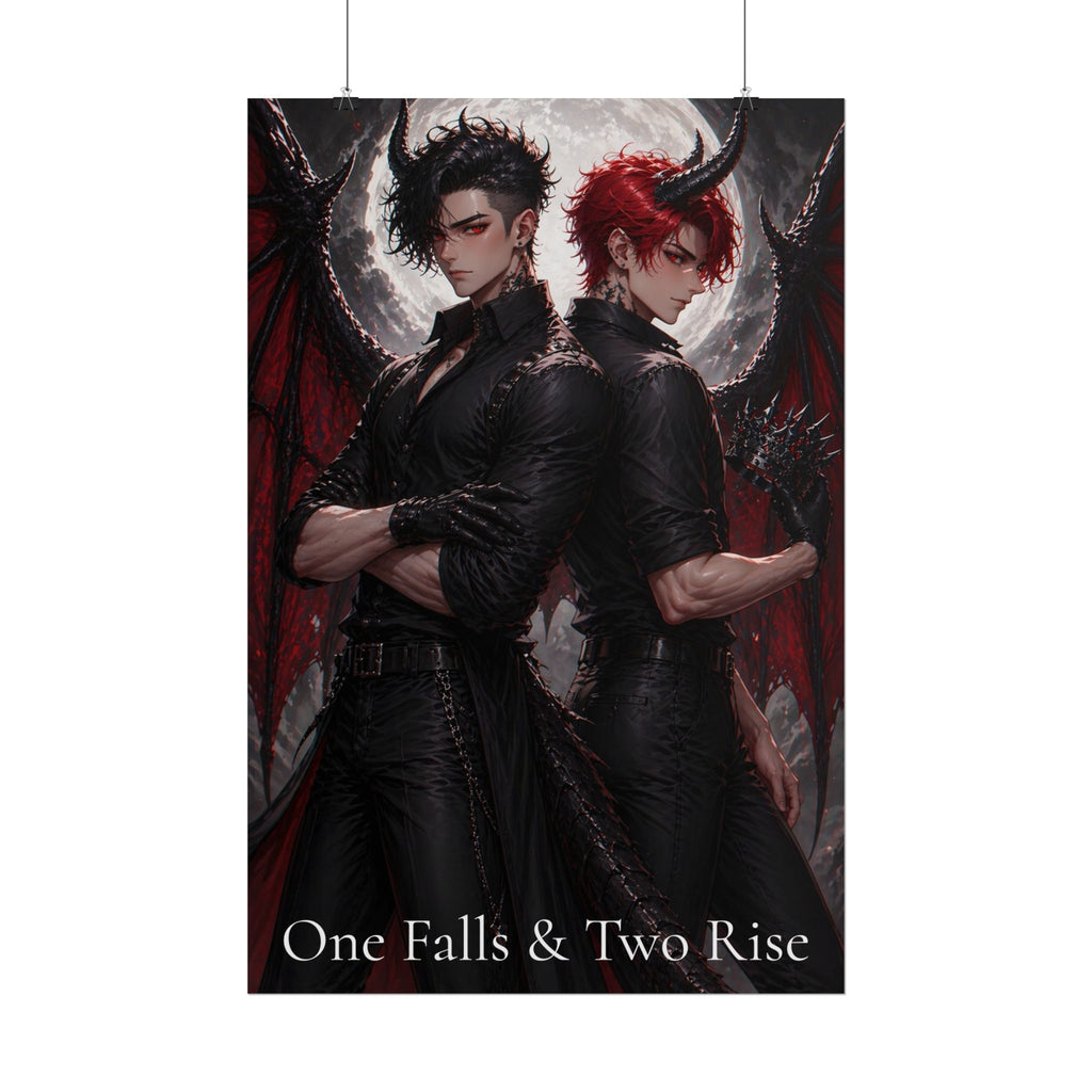 Scaris & Scar Rolled Poster — “One Falls & Two Rise” Art Print