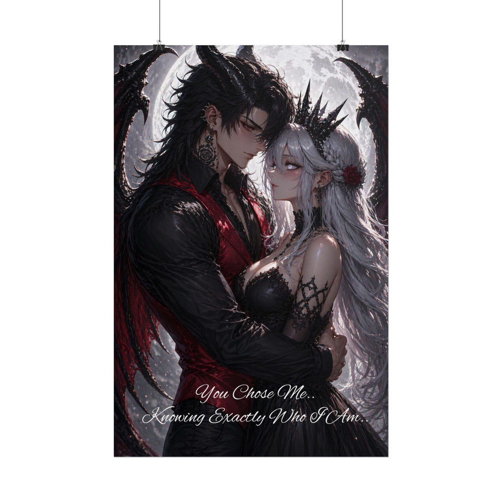 Scaris & Karma Poster — Rolled Art Print ("You Chose Me... Knowing Exactly Who I Am")