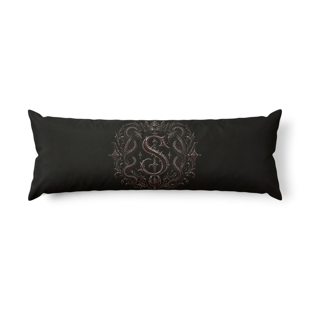Scaris Emblem Body Pillow — Dark Snake Emblem Lumbar Pillow
