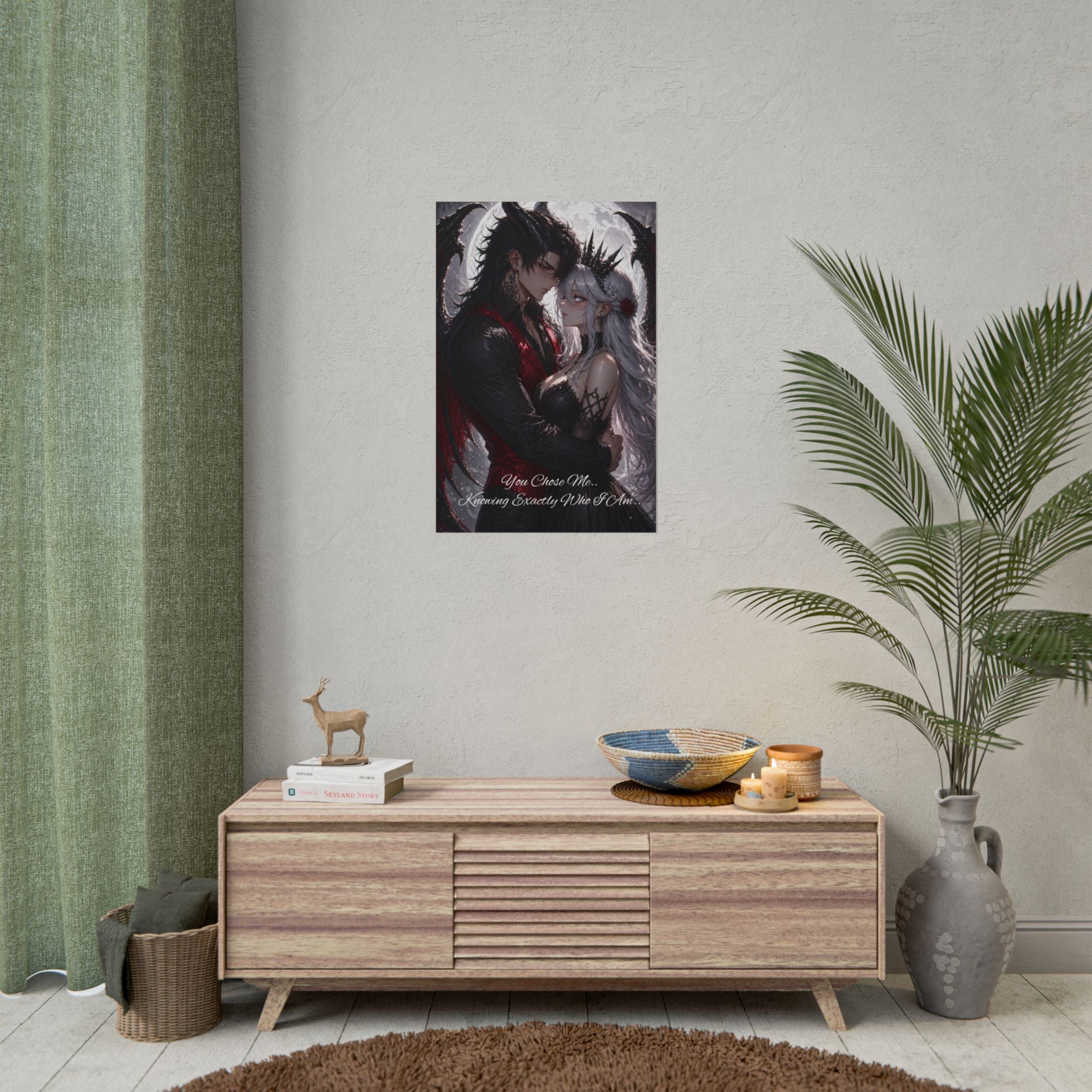 Scaris & Karma Poster — Rolled Art Print ("You Chose Me... Knowing Exactly Who I Am")