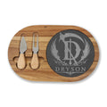 (Dryson) Charcuterie Board with Marble Inset and Cheese Tools
