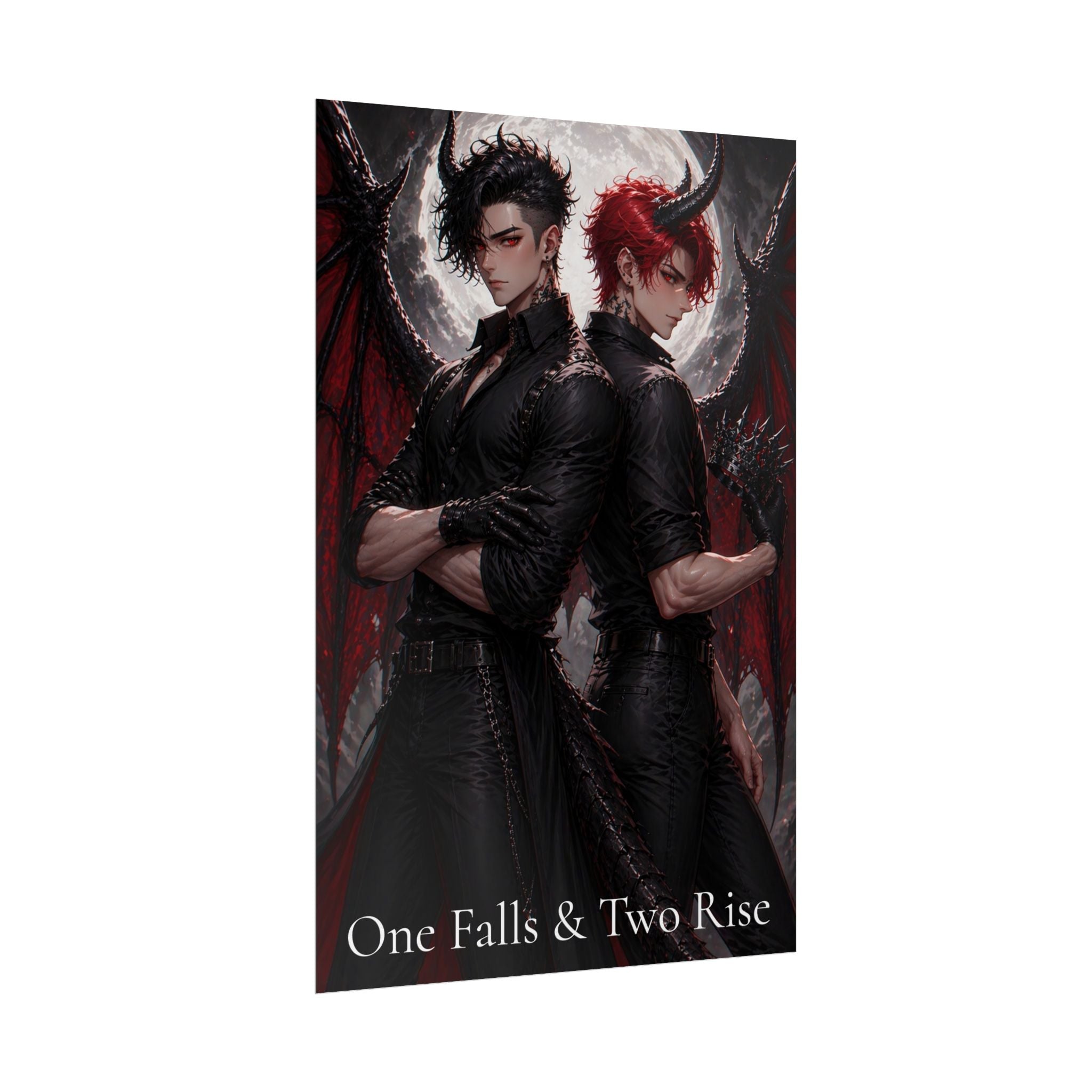 Scaris & Scar Rolled Poster — “One Falls & Two Rise” Art Print