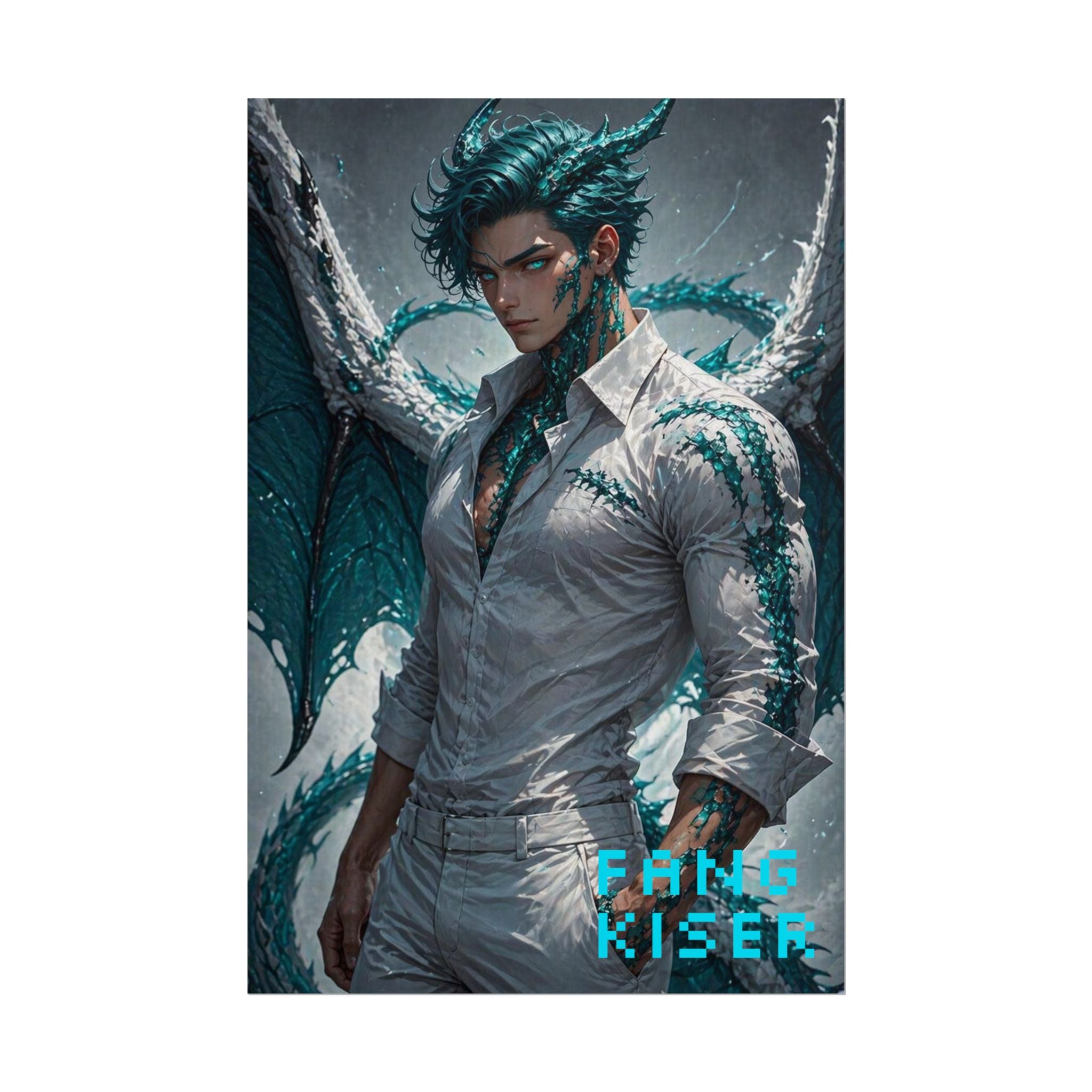 Fang Poster —Rolled Wall Art Print