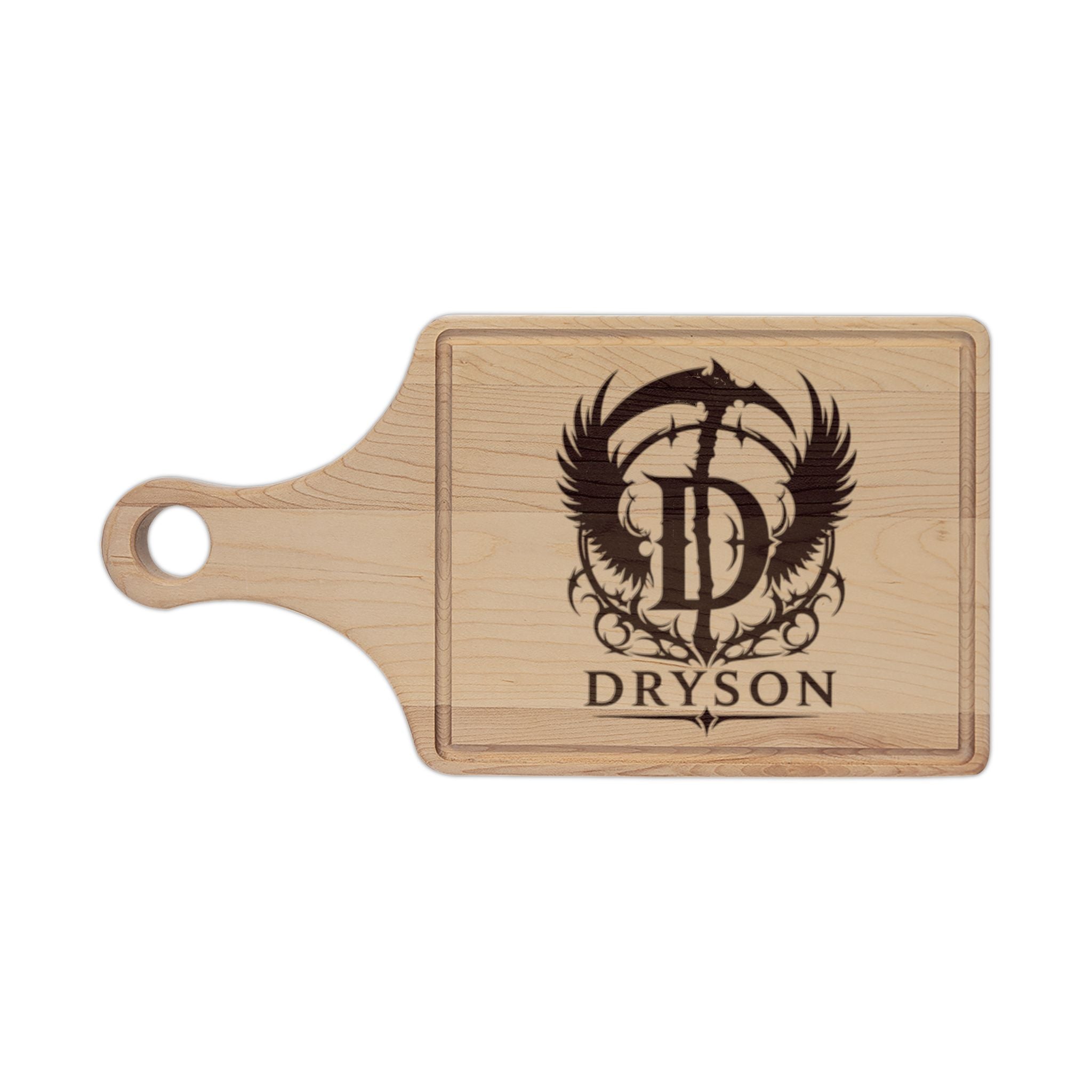 Cutting Board — Monogram 'D' with Wings  (Dryson)