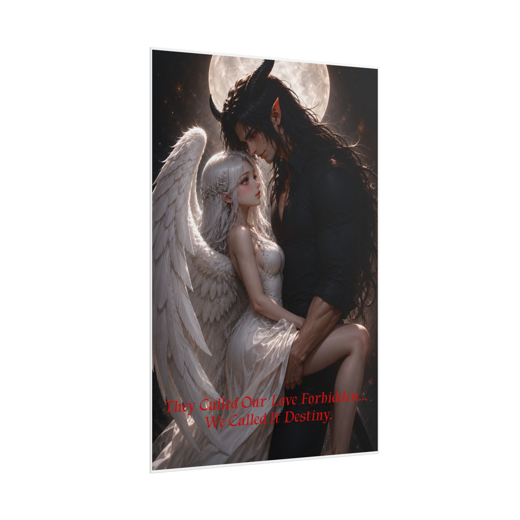 Anex & Spectria  Poster — "They Called Our Love Forbidden, We Called It Destiny" Rolled Art Print