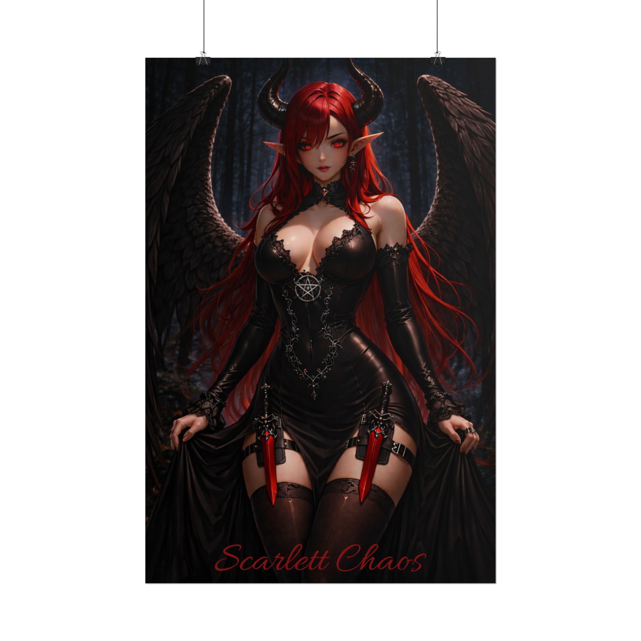 Scarlett Poster — Rolled Wall Art