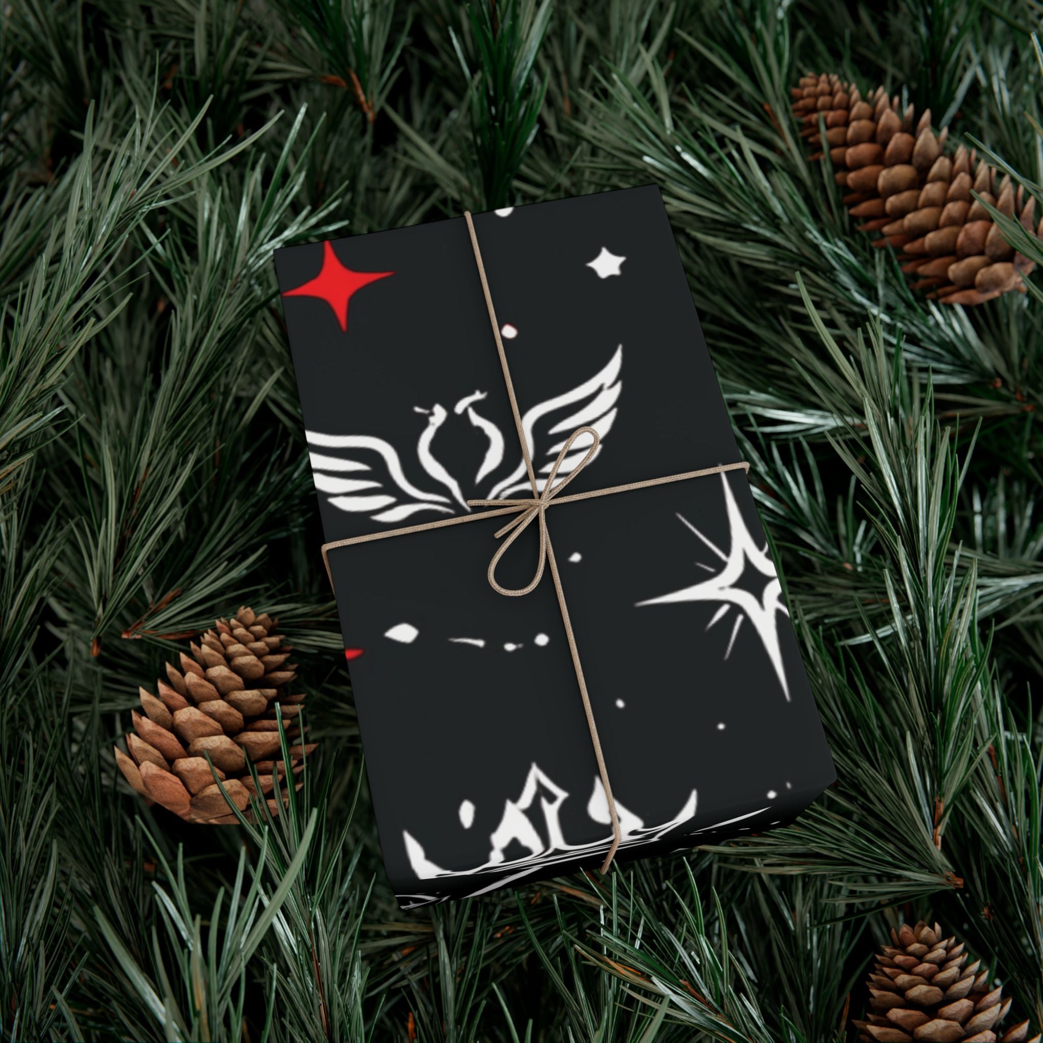 Gift Wrap Paper — Character Symbols Patterned Wrapping Paper (Sheets/Rolls)