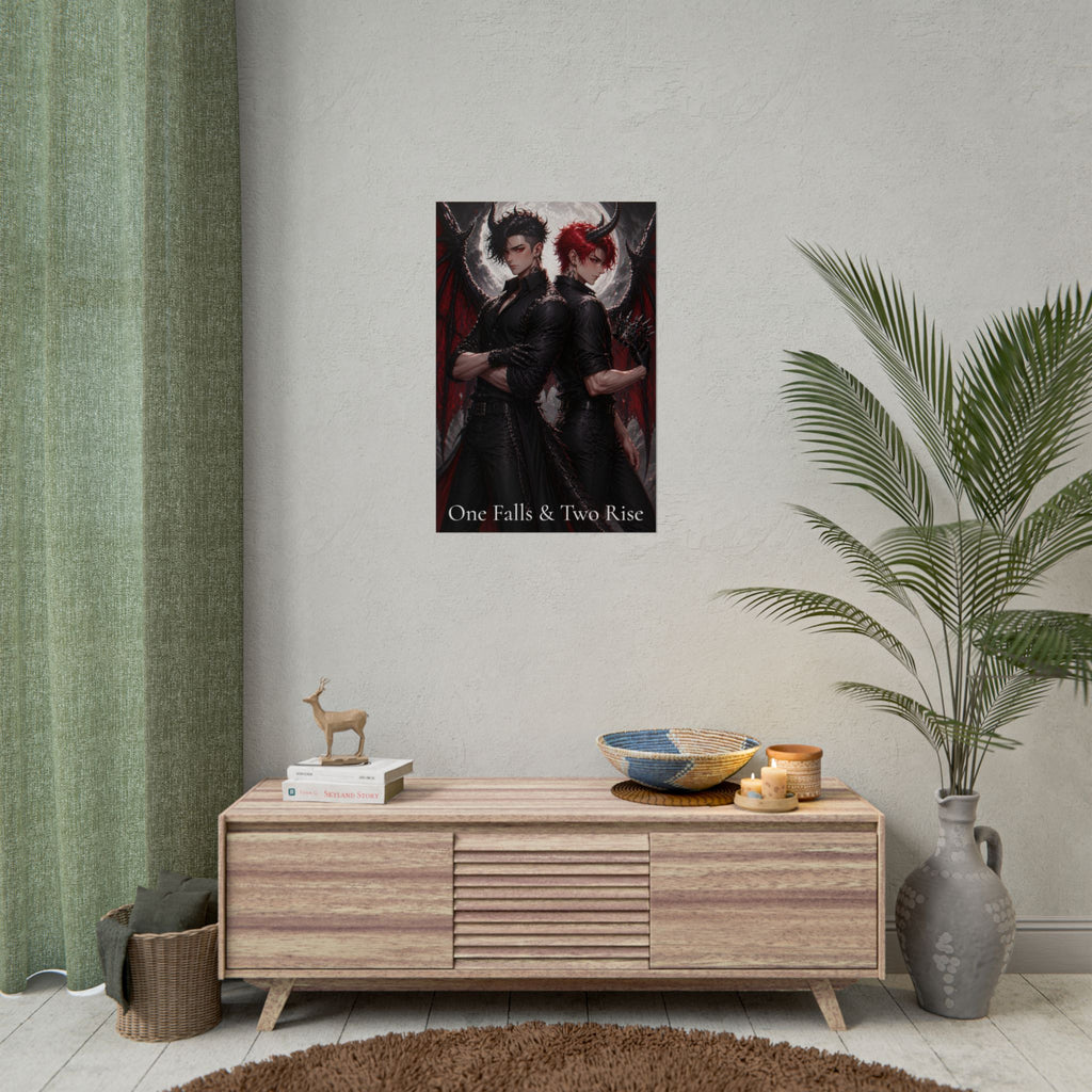 Scaris & Scar Rolled Poster — “One Falls & Two Rise” Art Print