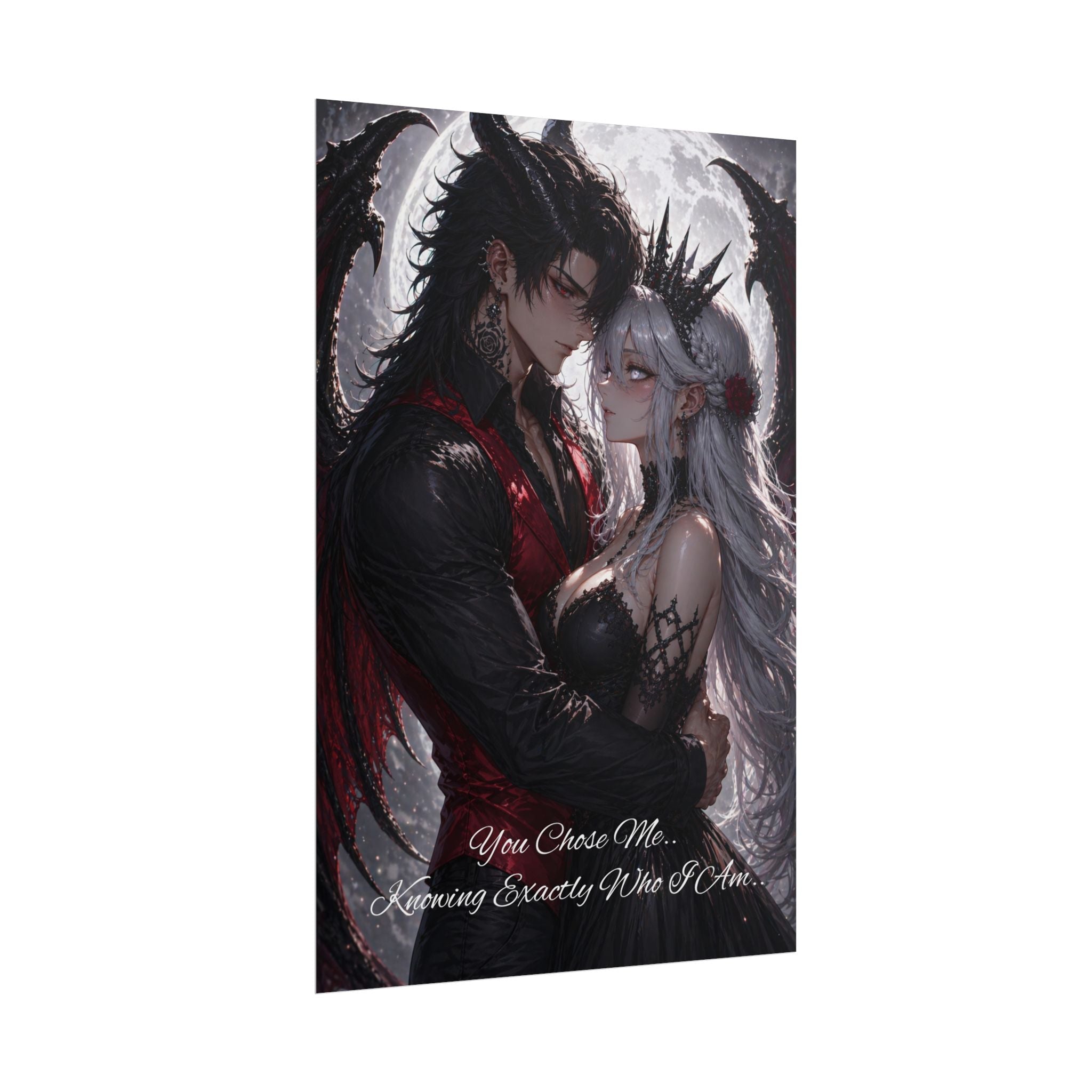 Scaris & Karma Poster — Rolled Art Print ("You Chose Me... Knowing Exactly Who I Am")