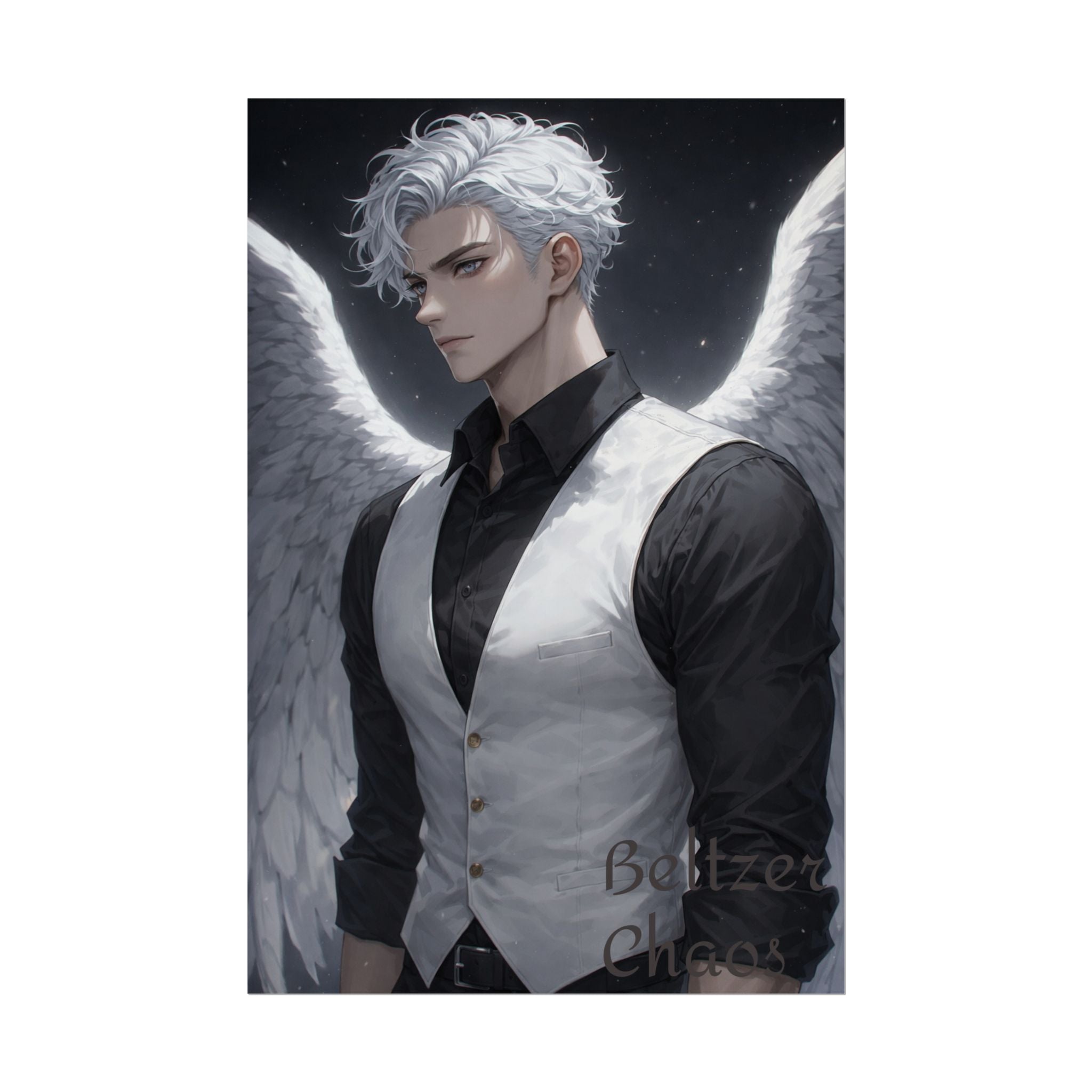 Beltzer In Angel Form Poster — Rolled Wall Art