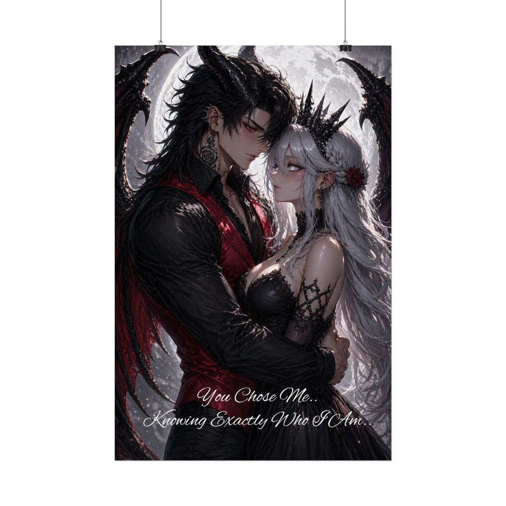 Scaris & Karma Poster — Rolled Art Print ("You Chose Me... Knowing Exactly Who I Am")