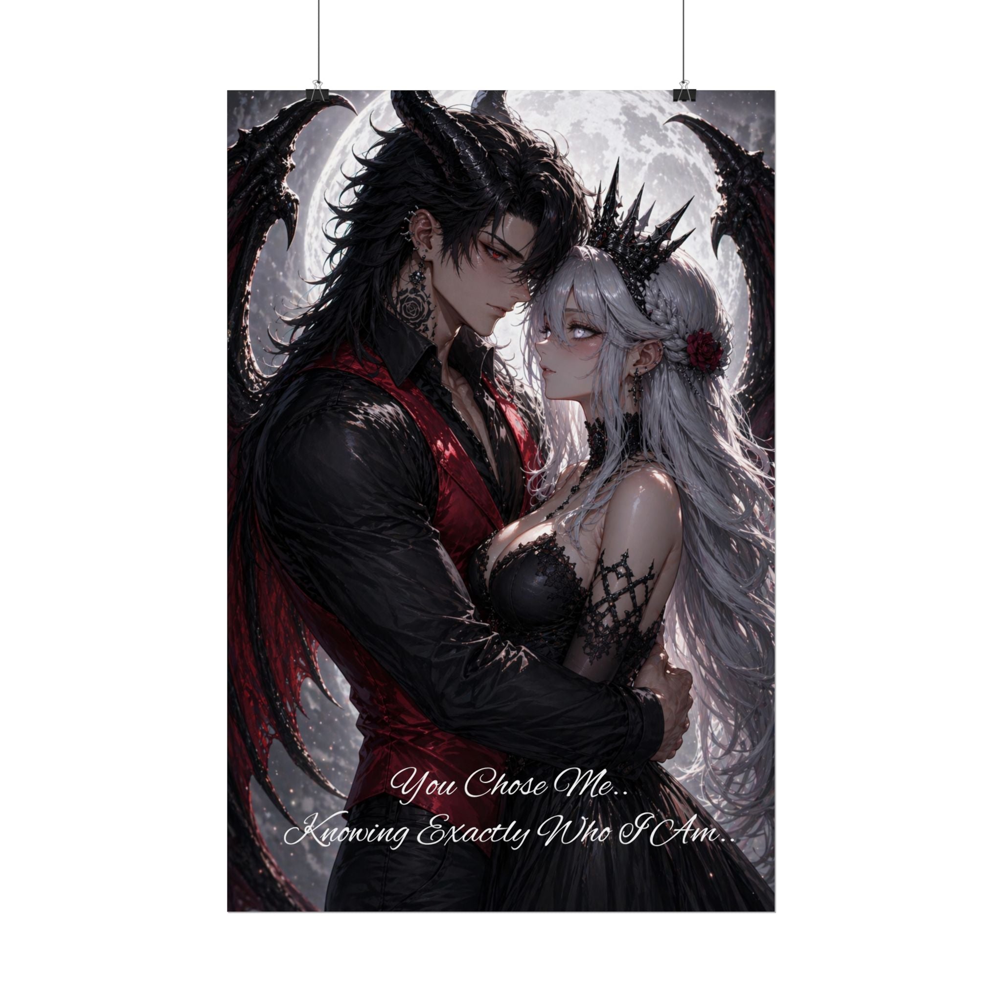 Scaris & Karma Poster — Rolled Art Print ("You Chose Me... Knowing Exactly Who I Am")