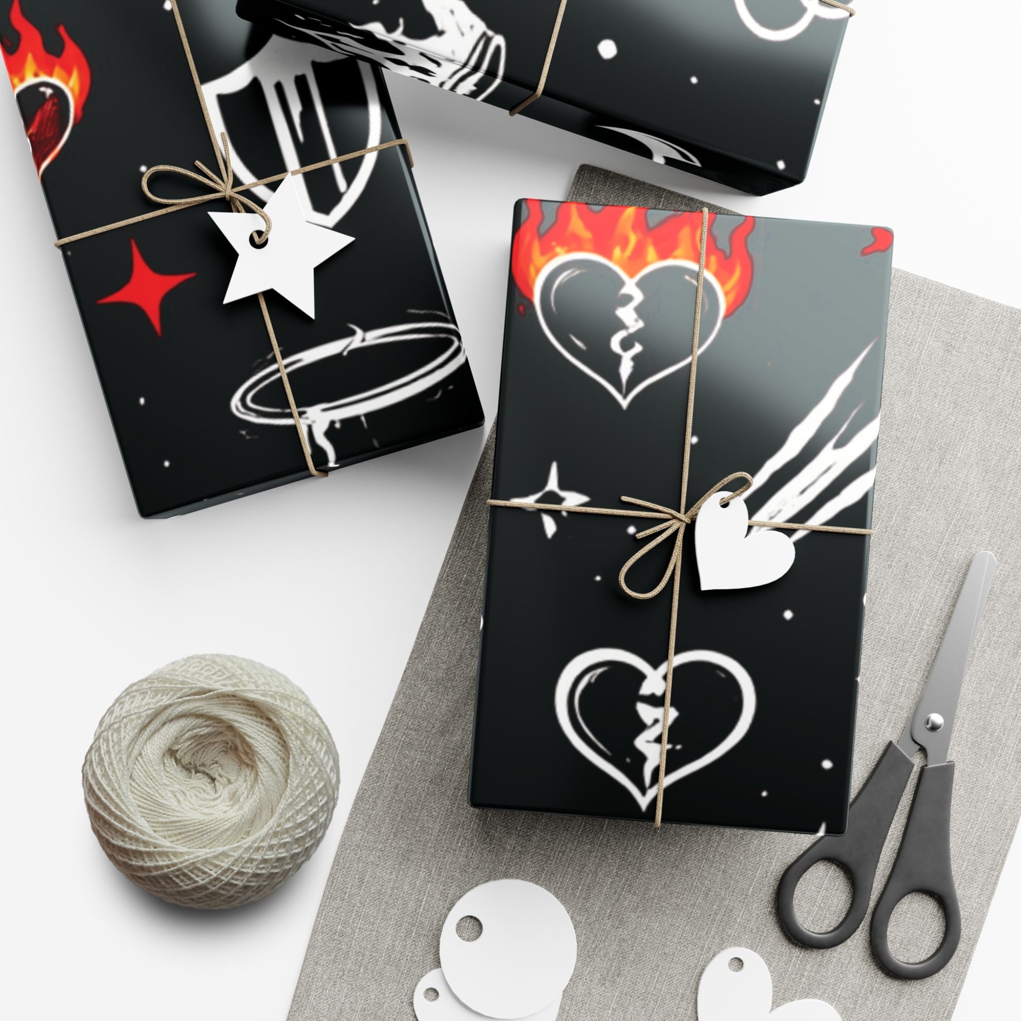 Gift Wrap Paper — Character Symbols Patterned Wrapping Paper (Sheets/Rolls)