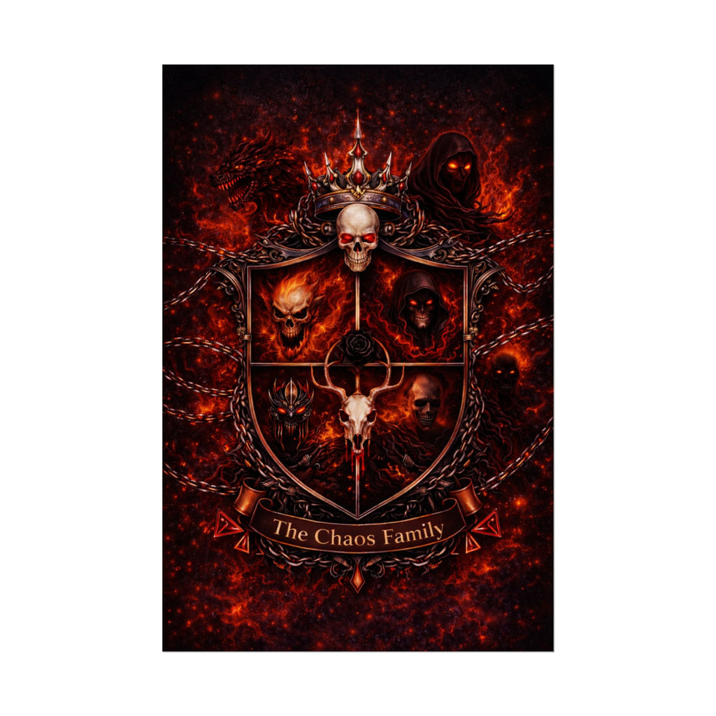 Rolled Poster — "The Chaos Family"
