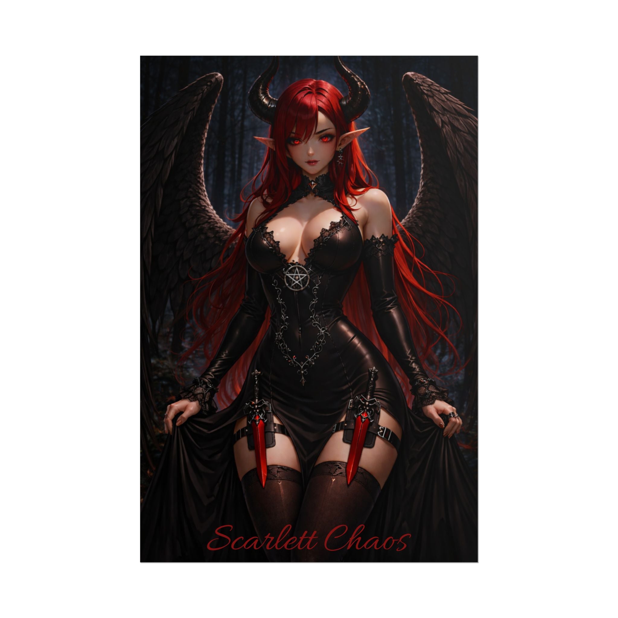 Scarlett Poster — Rolled Wall Art