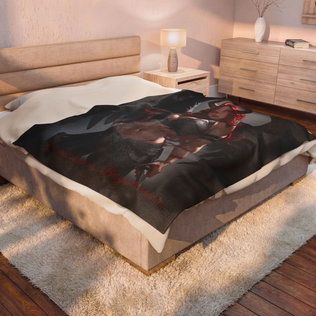 Plush Blanket (Scarlett) — Fantasy Velveteen Throw