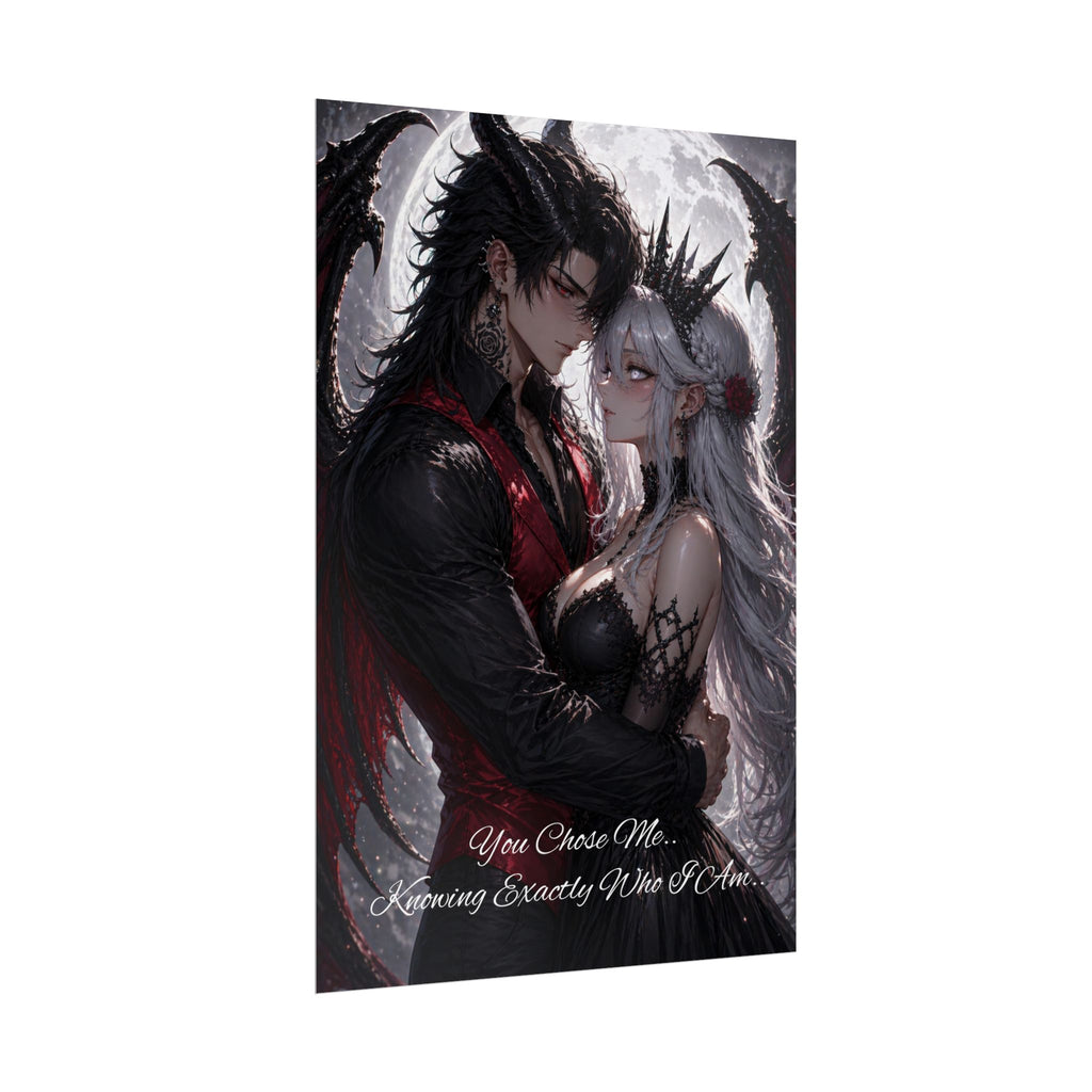 Scaris & Karma Poster — Rolled Art Print ("You Chose Me... Knowing Exactly Who I Am")