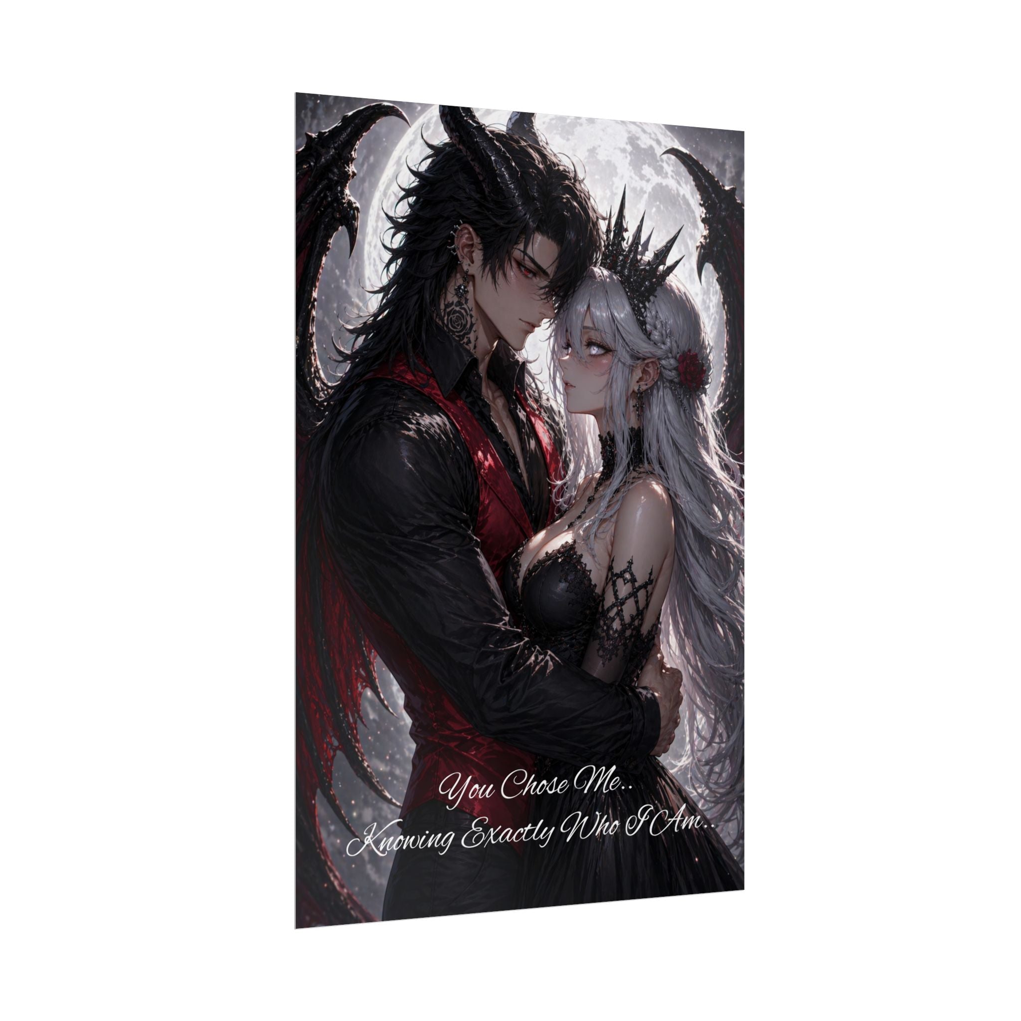 Scaris & Karma Poster — Rolled Art Print ("You Chose Me... Knowing Exactly Who I Am")