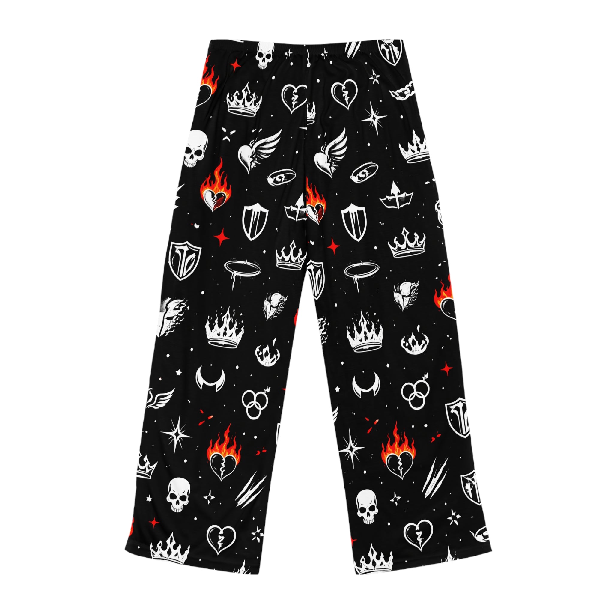 Women’s Pajama Pants — Character Symbols Print Lounge Trousers